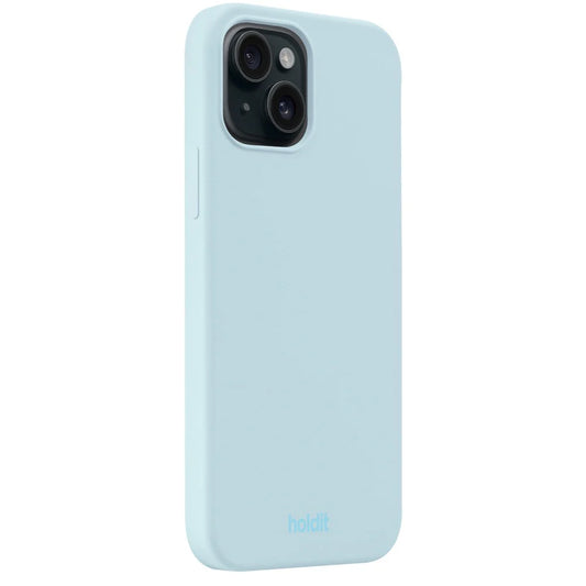 Cover til iPhone 13 / 14 - Soft Touch Silikone Case - Mineral Blue