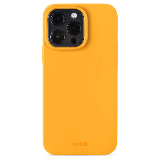 Cover til iPhone 14 Pro Max - Soft Touch Silikone Case - Orange Juice