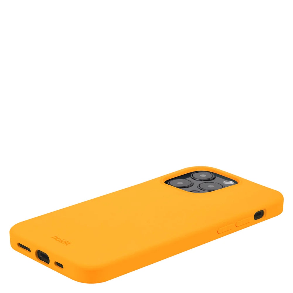 Cover til iPhone 14 Pro Max - Soft Touch Silikone Case - Orange Juice