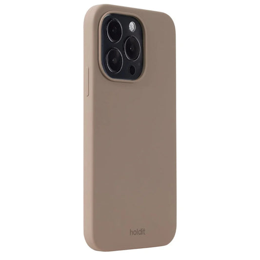 Cover til iPhone 14 Pro - Soft Touch Silikone Case - Mocha Brown