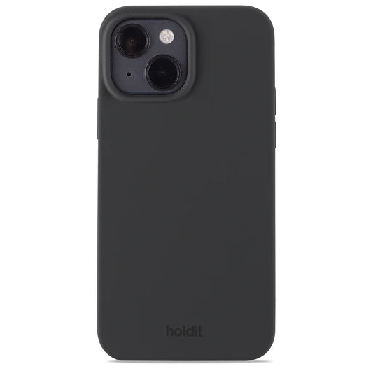 Cover til iPhone 15  - Soft Touch Silikone Case - Black