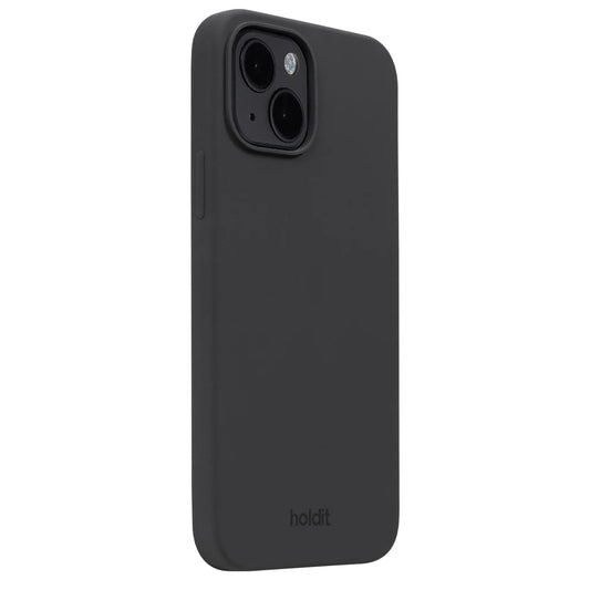 Cover til iPhone 15  - Soft Touch Silikone Case - Black