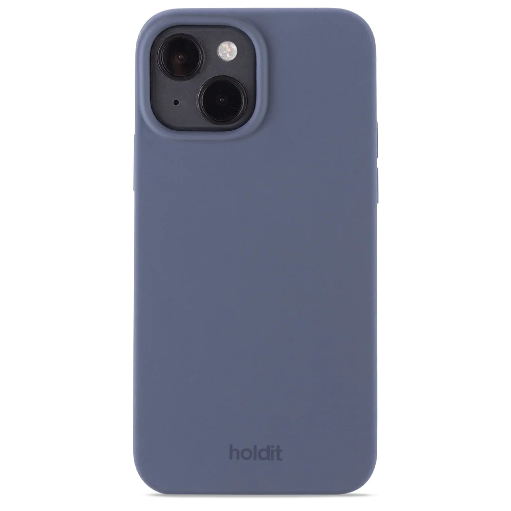 Cover til iPhone 15 - Soft Touch Silikone Case - Pacific Blue