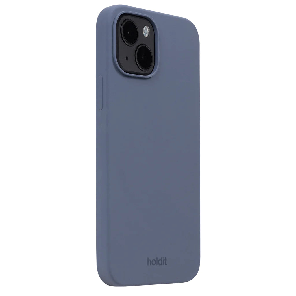 Cover til iPhone 15 - Soft Touch Silikone Case - Pacific Blue