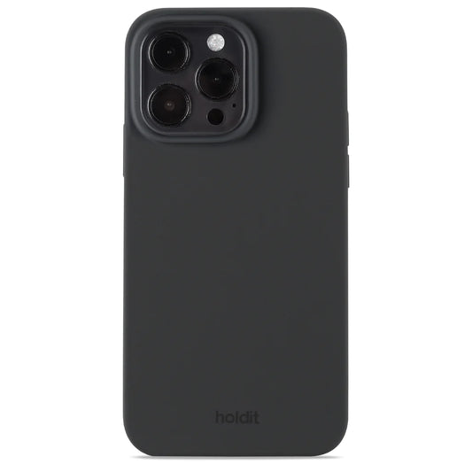 Cover til iPhone 15 Pro Max - Soft Touch Silikone Case - Black