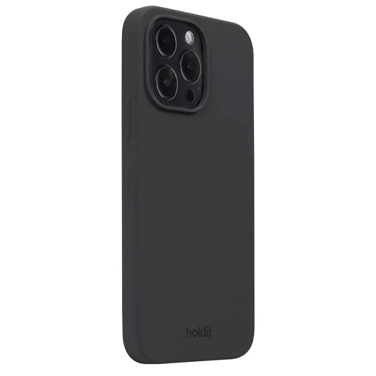 Cover til iPhone 15 Pro Max - Soft Touch Silikone Case - Black