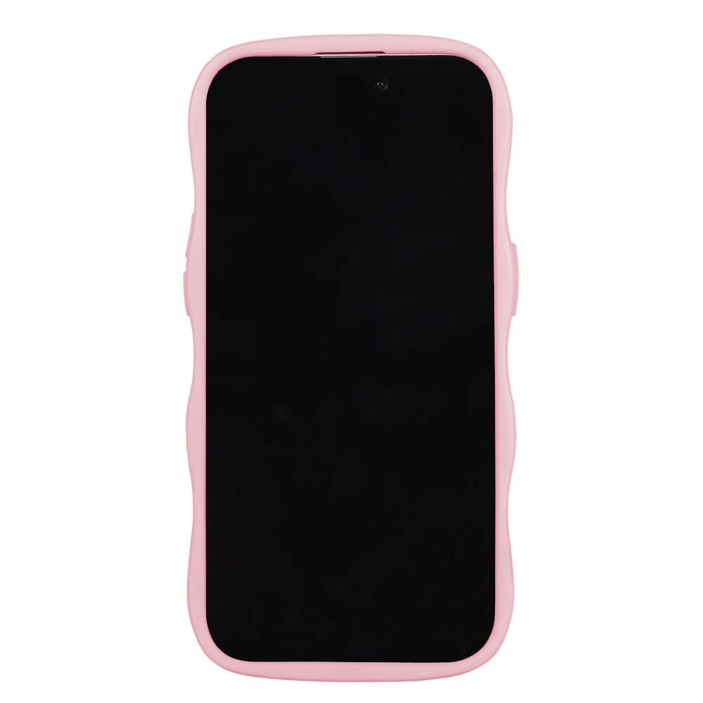 Cover til iPhone 16 Pro - Wavy Pink Transparent