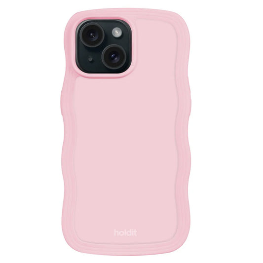 Cover til iPhone 15 / 14 / 13 - Wavy Pink