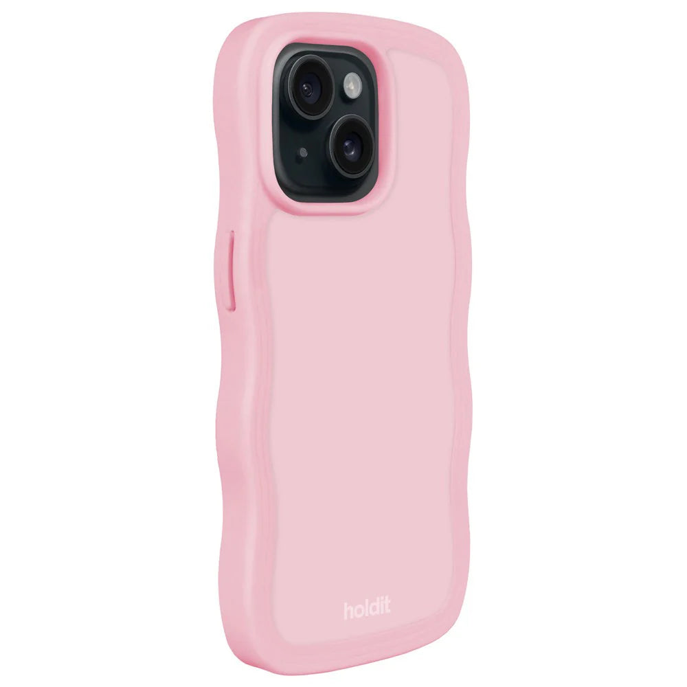 Cover til iPhone 15 / 14 / 13 - Wavy Pink