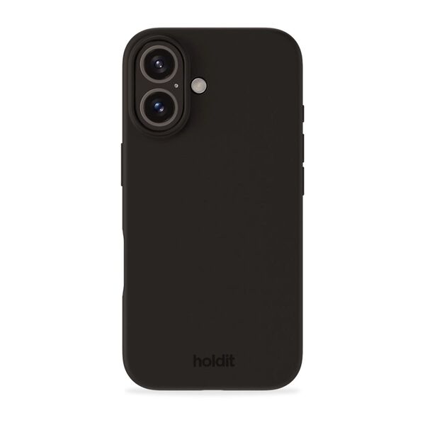 Cover til iPhone 16 - Soft Touch Silikone Case - Black