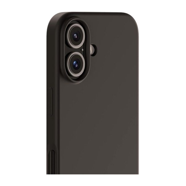 Cover til iPhone 16 - Soft Touch Silikone Case - Black
