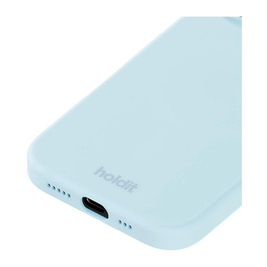 Cover til iPhone 16 - Soft Touch Silikone Case - Mineral Blue