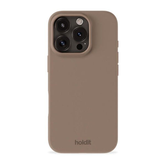 Cover til iPhone 16 Pro Max - Soft Touch Silikone Case - Mocha Brown