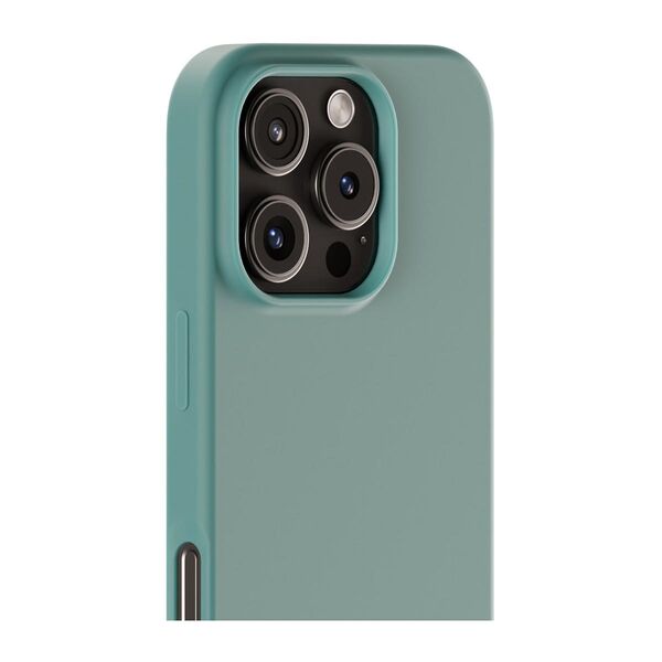 Cover til iPhone 16 Pro - Soft Touch Silikone Case - Moss Green