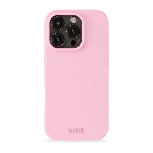 Cover til iPhone 16 Pro - Soft Touch Silikone Case - Pink