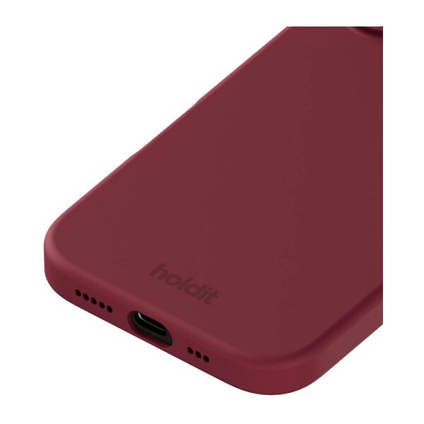 Cover til iPhone 16 - Soft Touch Silikone Case - Red Velvet