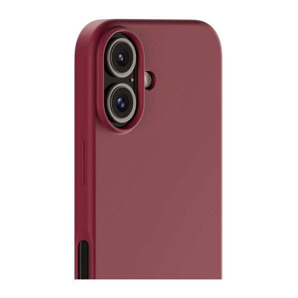 Cover til iPhone 16 - Soft Touch Silikone Case - Red Velvet