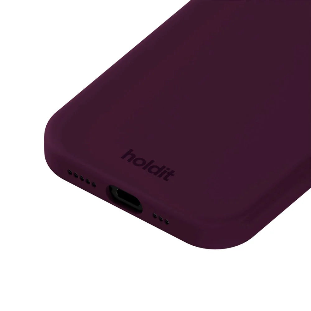 Cover til iPhone 17 - Soft Touch Silikone Case - Deep Plum