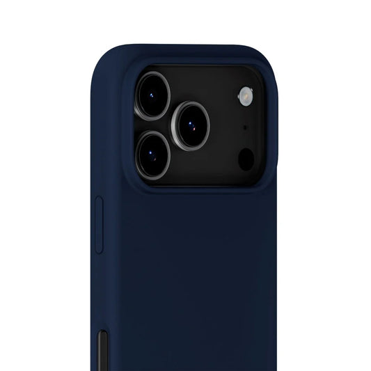 Cover til iPhone 17 Pro - Soft Touch Silikone Case - Midnight Blue