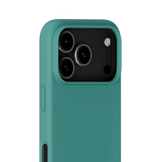 Cover til iPhone 17 Pro - Soft Touch Silikone Case - Moss Green