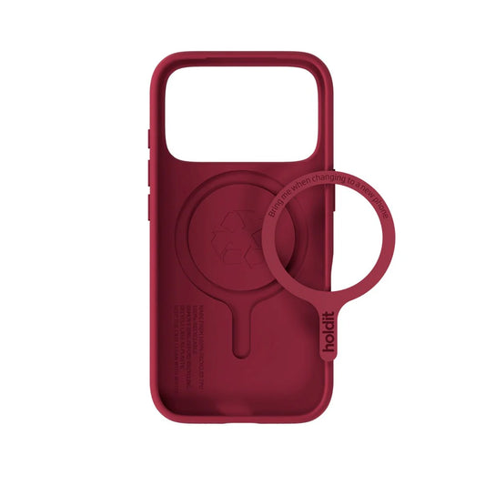 Cover til iPhone 17 Pro Max - Soft Case við MagSafe - Red Velvet