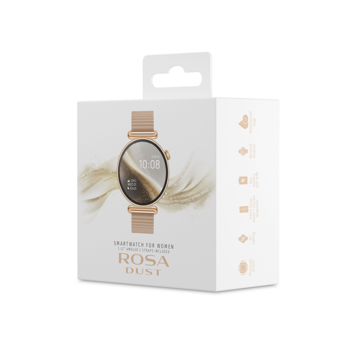 Forever smartwatch Rosadust SB-380 - Rosegold - NÝTT