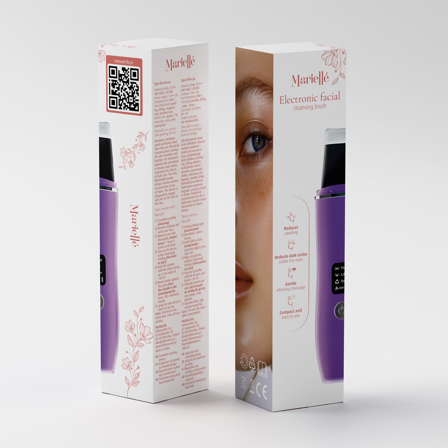 Marielle skin scrubber/peeling við ultraljóð og EMS - NÝTT