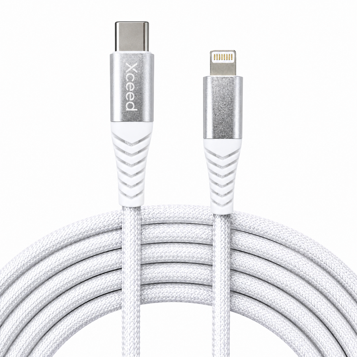 USB-C til Lightning kaðal PD 60W - 2 metrar - White - NÝTT