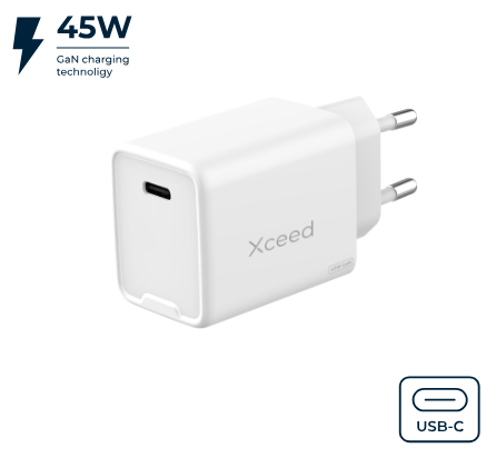 Løðari 45W GaN tøkni við USB-C
