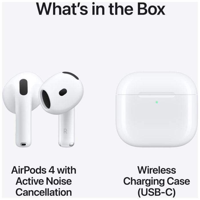 Apple AirPods 4 ANC (2024) við MagSafe case
