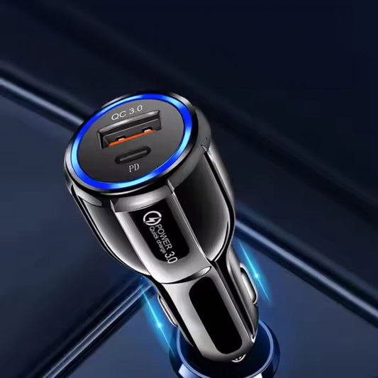 Xceed bil løðari 38W við USB-A og USB-C - NÝTT