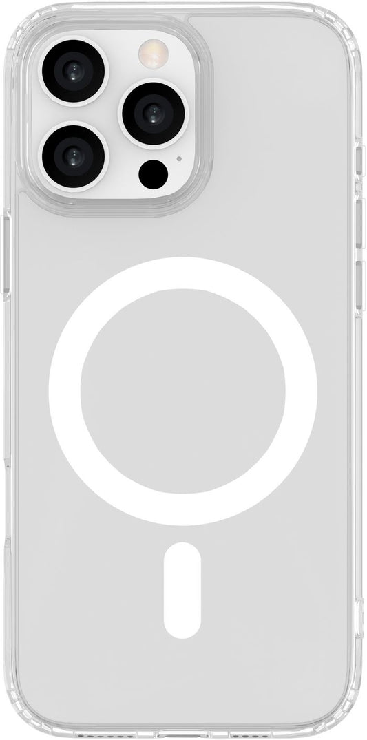 eSTUFF iPhone 16 Pro INFINITE OSLO Magnetic Hybrid Cover - Transparent