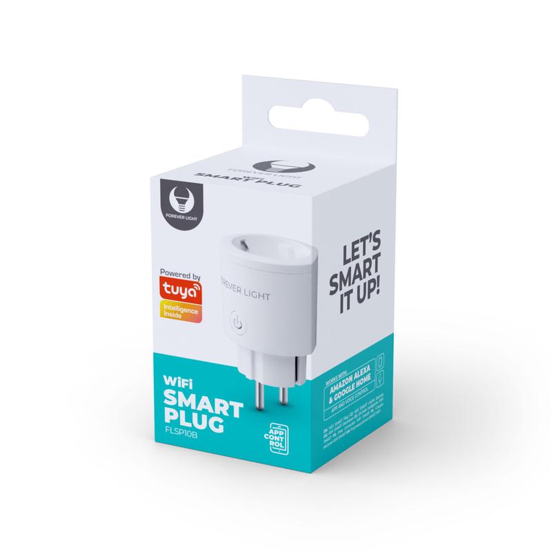 Forever Light WiFi Smart Plug - stýr við app - 2400W, 10A - NÝTT
