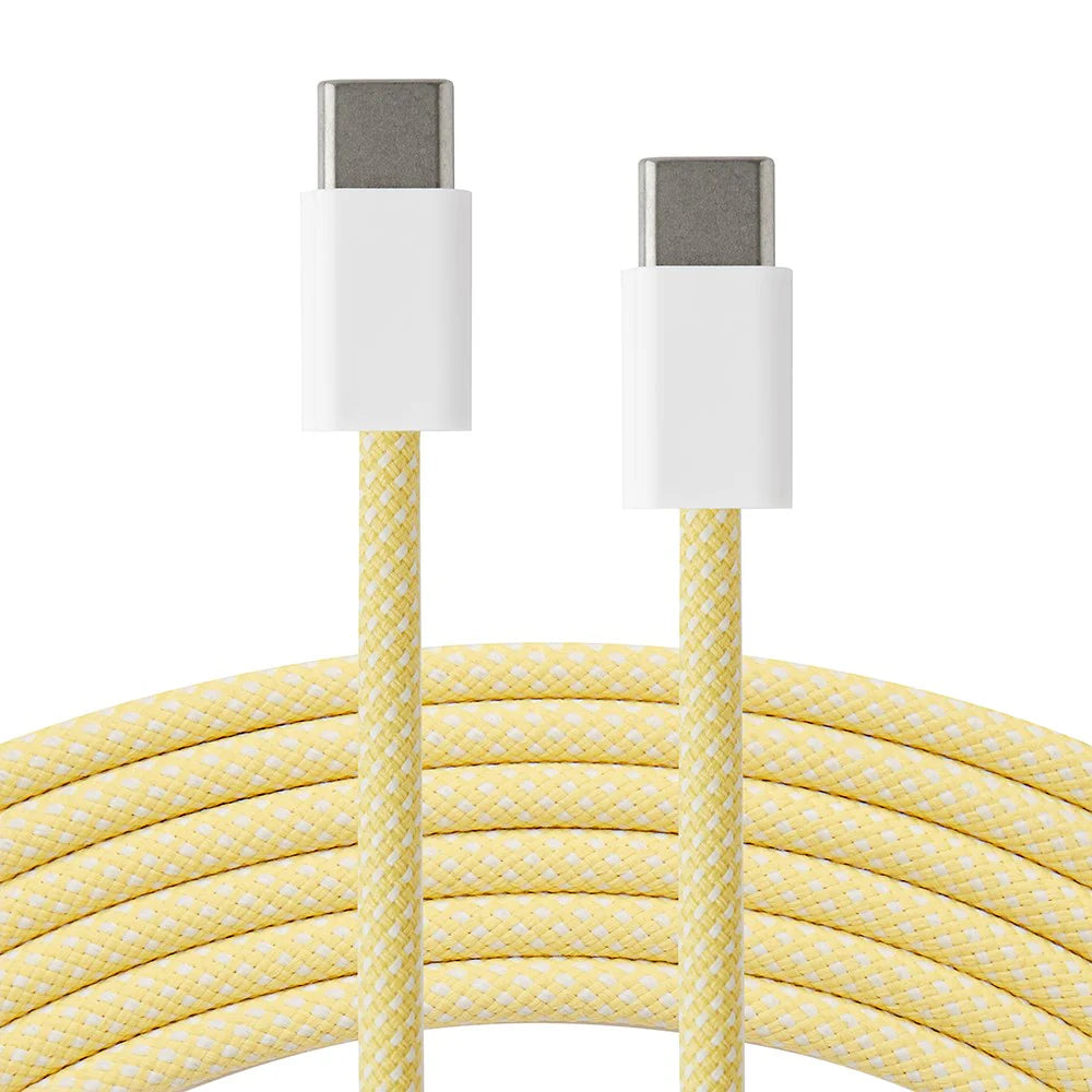 USB-C til USB-C kaðal PD 60W - 2 metrar - 7 ymiskir litir - NÝTT