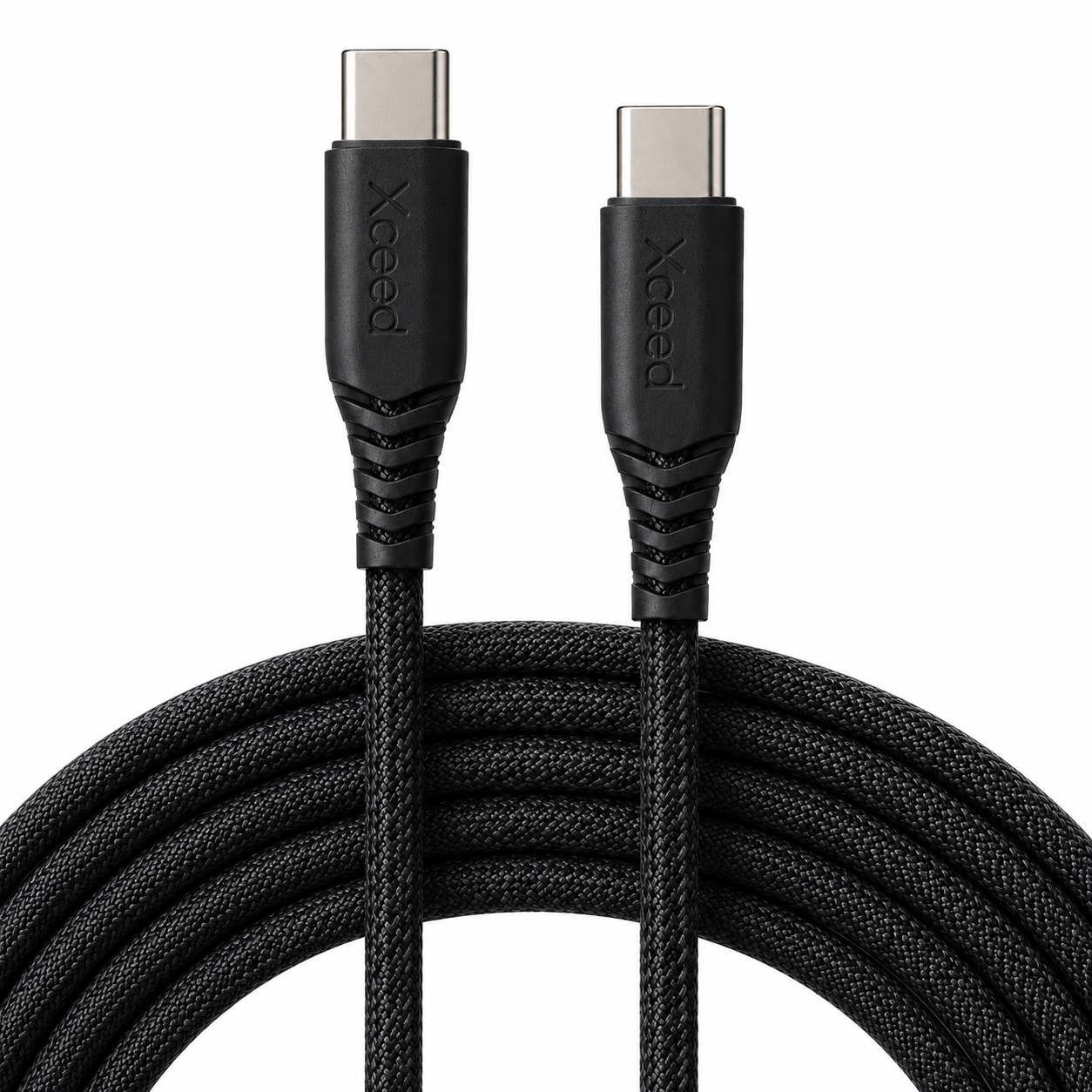 USB-C til USB-C kaðal PD 60W - 2 metrar - Black - NÝTT