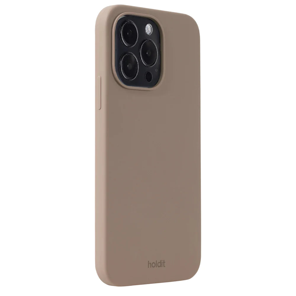 Cover til iPhone 14 Pro Max - Soft Touch Silikone Case - Mocha Brown