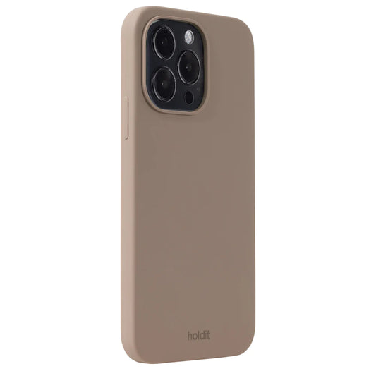 Cover til iPhone 14 Pro Max - Soft Touch Silikone Case - Mocha Brown