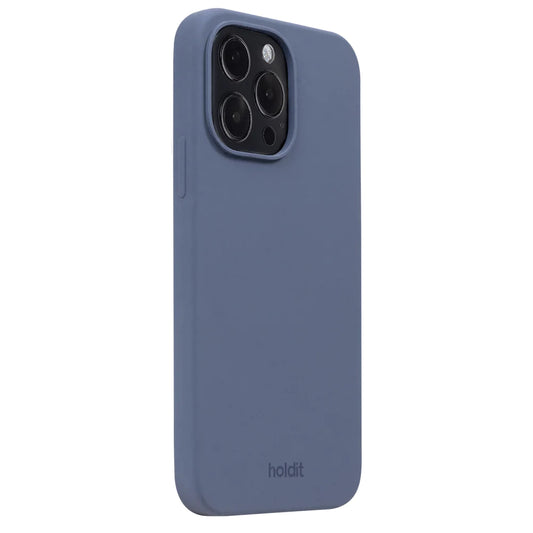 Cover til iPhone 14 Pro Max - Soft Touch Silikone Case - Pacific Blue