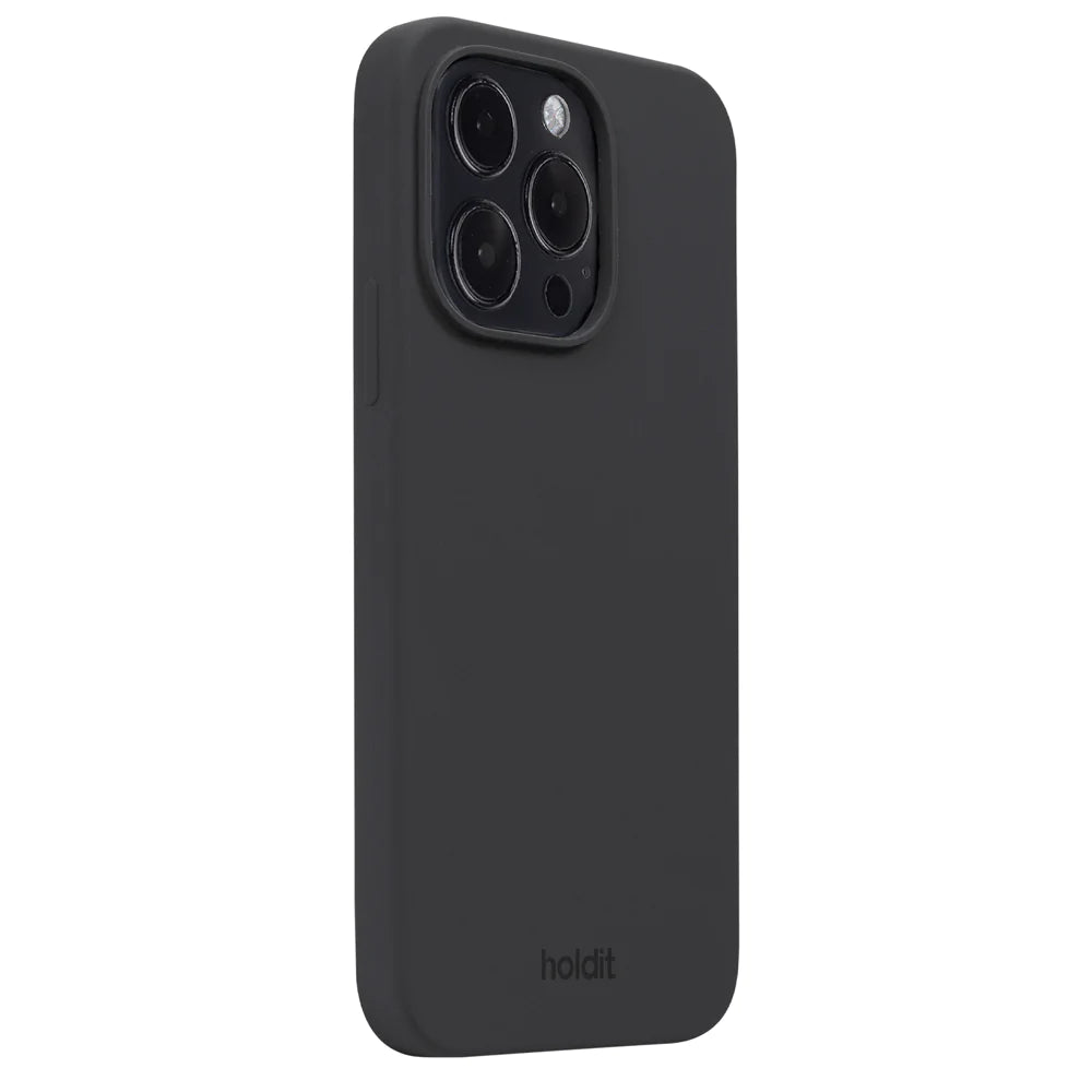 Cover til iPhone 14 Pro - Soft Touch Silikone Case - Black