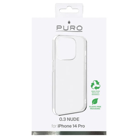 Cover til iPhone 14 Pro - Puro 0.3 transparent