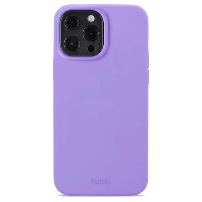 Cover til iPhone 13 Pro Max - Soft Touch Silikone Case - Violet