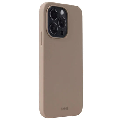 Cover til iPhone 14 Pro - Soft Touch Silikone Case - Mocha Brown