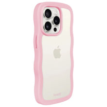 Indlæs billede til gallerivisning Cover til iPhone 14 Pro Wavy Pink Transparent
