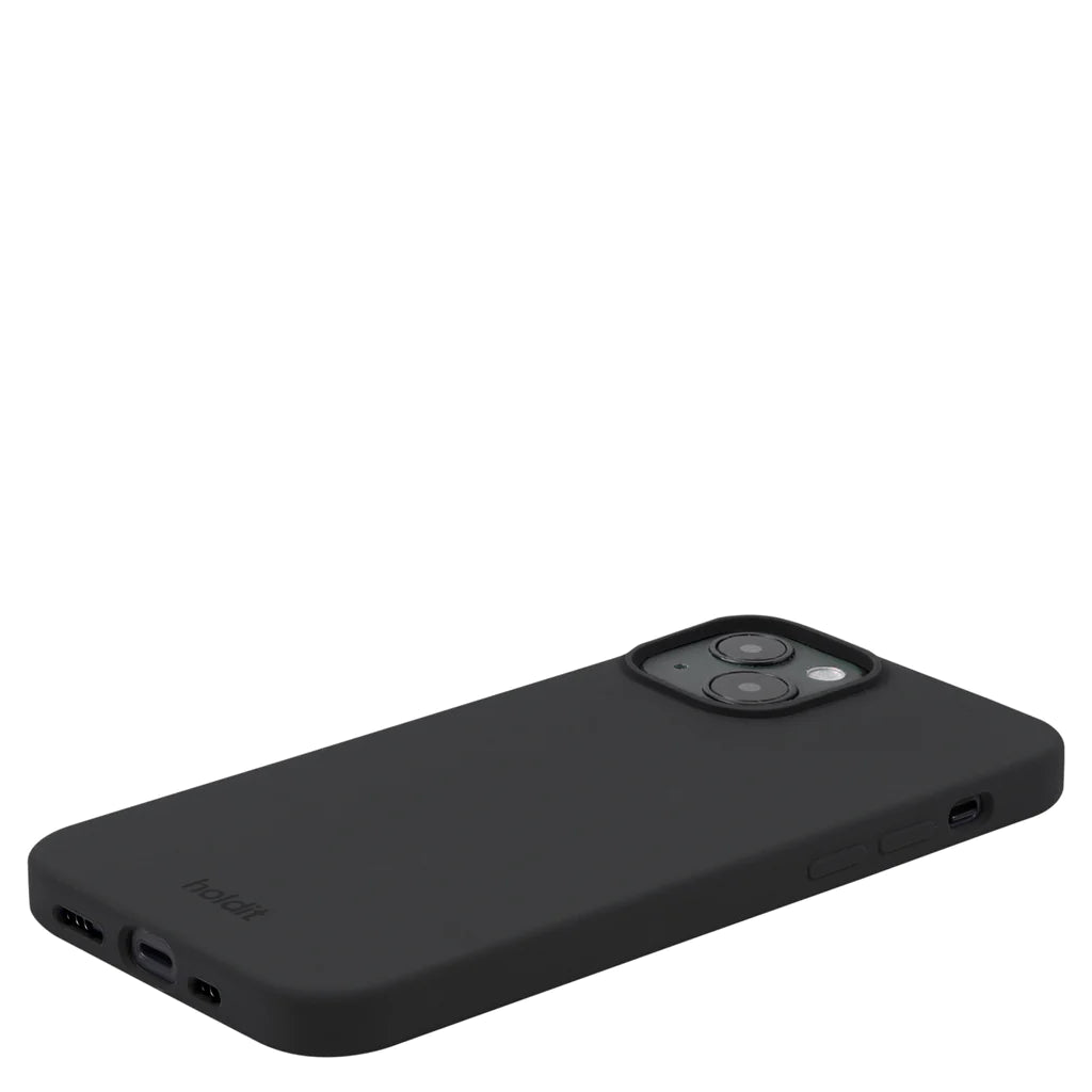 Cover til iPhone 15  - Soft Touch Silikone Case - Black