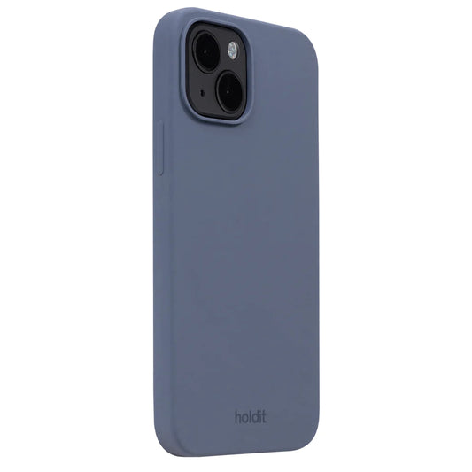 Cover til iPhone 15 - Soft Touch Silikone Case - Pacific Blue