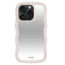 Indlæs billede til gallerivisning Cover til iPhone 15 Pro Max Wavy Light Beige / Mirror
