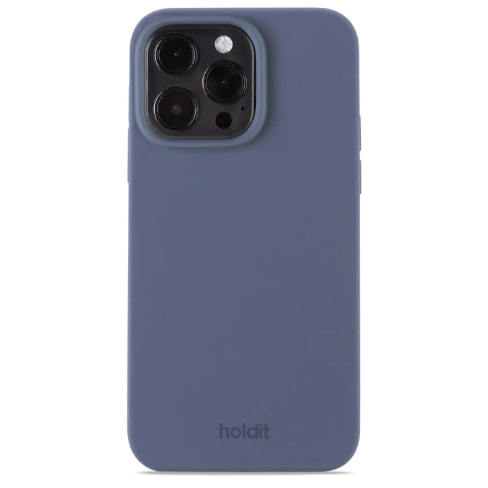 Cover til iPhone 15 Pro Max - Soft Touch Silikone Case - Pacific Blue