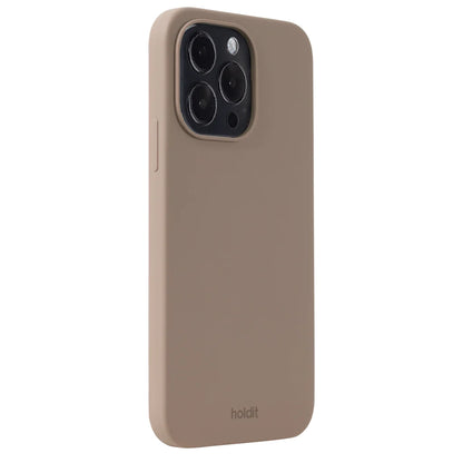 Cover til iPhone 15 Pro Max - Soft Touch Silikone Case - Mocha Brown