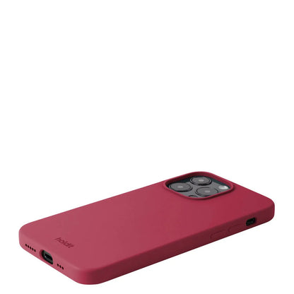 Cover til iPhone 15 Pro Max - Soft Touch Silikone Case - Red Velvet