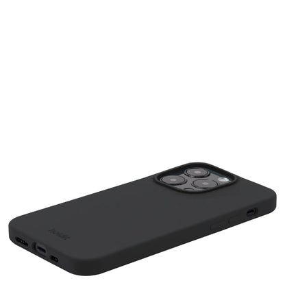 Cover til iPhone 15 Pro - Soft Touch Silikone Case - Black